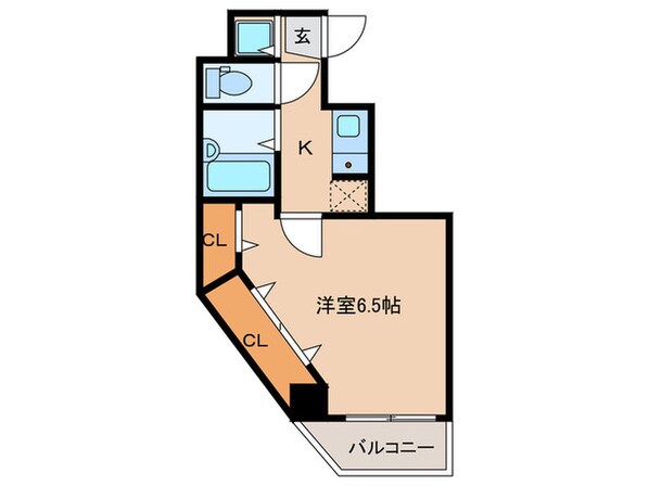 パライッソはやしの物件間取画像